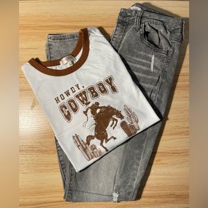 Stella Tweeds Crop Top and SO Jeggings.